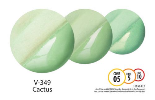 AMACO Velvet Underglaze V-349 - Cactus - 2 fluid oz.
